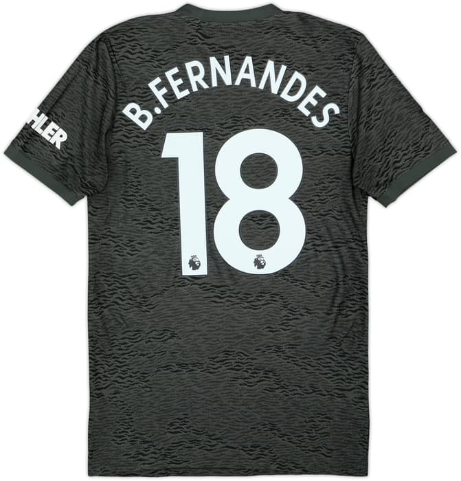 2020-21 Manchester United Away Shirt B.Fernandes #18 - 8/10 - (S)