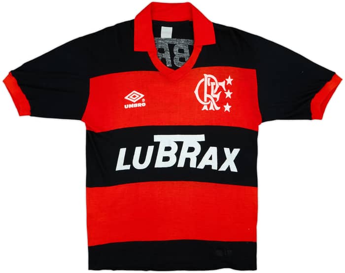 1987-90 Flamengo Home Shirt #5 - 9/10 - (M)