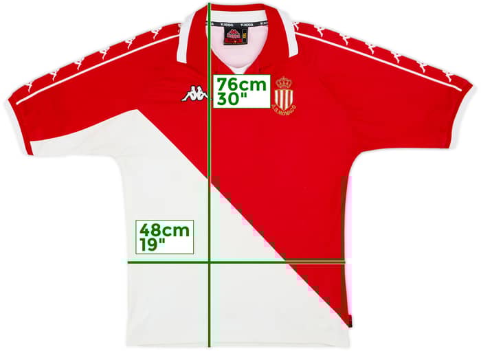 1998-99 Monaco Home Shirt - 6/10 - (XXL)
