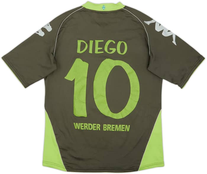 2007-08 Werder Bremen Away Shirt Diego #10 - 6/10 - (M)