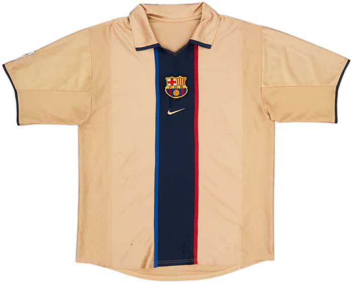 2001-03 Barcelona Away Shirt Rivaldo #10 - 7/10 - (L)