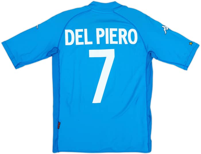 2002 Italy Home Shirt Del Piero #7 - 8/10 - (L)