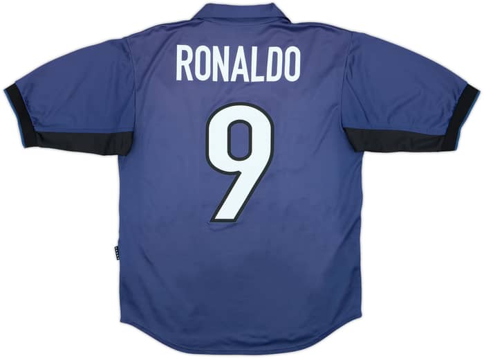1998-99 Inter Milan Third Shirt Ronaldo #9 - 7/10 - (S)