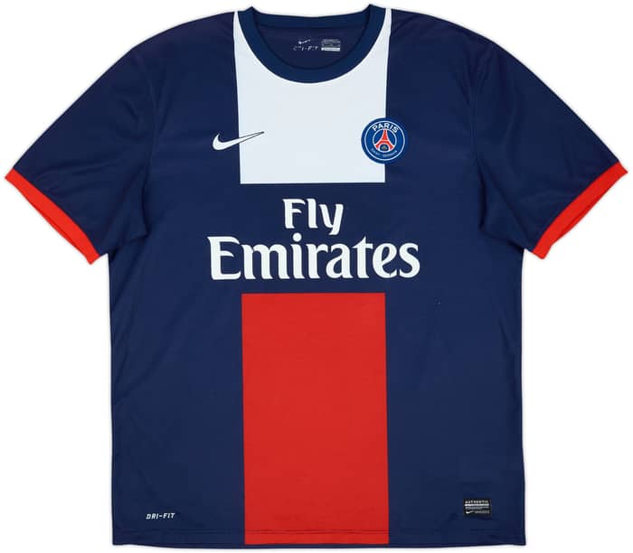 2013-14 Paris Saint-Germain Home Shirt Beckham #32 - 6/10 - (XL)