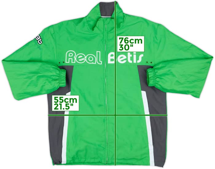 2010-11 Real Betis RBB Track Jacket - 7/10 - (M)