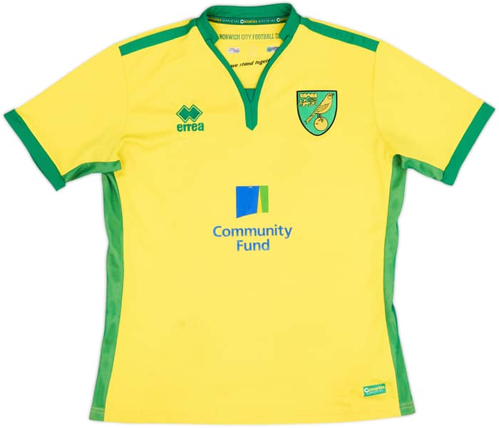 2016-17 Norwich Home Shirt - 5/10 - (M)