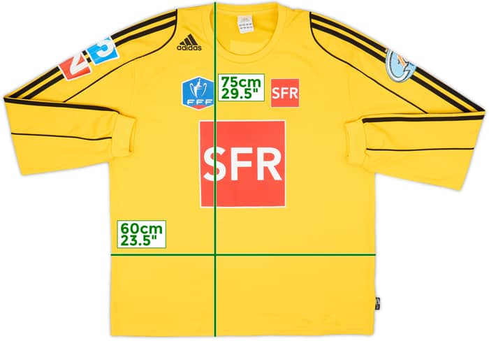 2009-10 Coupe De France L/S Shirt #3 - 9/10 - (XL)