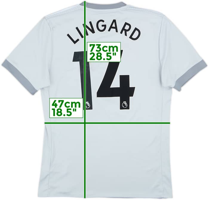 2017-18 Manchester United Third Shirt Lingard #14 - 4/10 - (M)