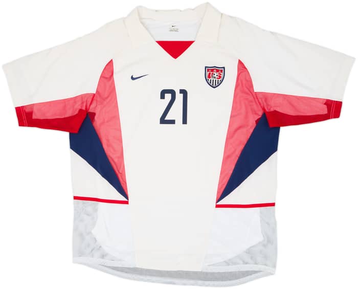 2002-03 USA Player Issue Home Shirt Donovan #21 - 6/10 - (L)