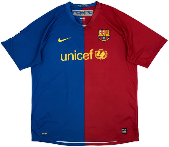 2008-09 Barcelona Home Shirt Messi #10 - 6/10 - (XL)