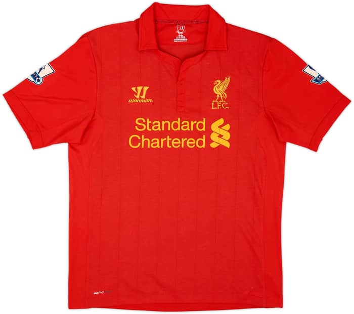2012-13 Liverpool Home Shirt Agger #5 - 6/10 - (L)