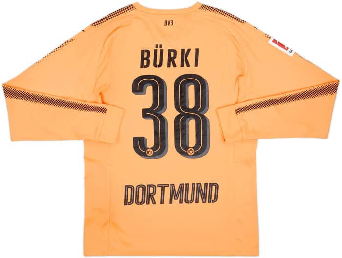 2017-18 Borussia Dortmund GK Shirt Burki #38 - 6/10 - (L)