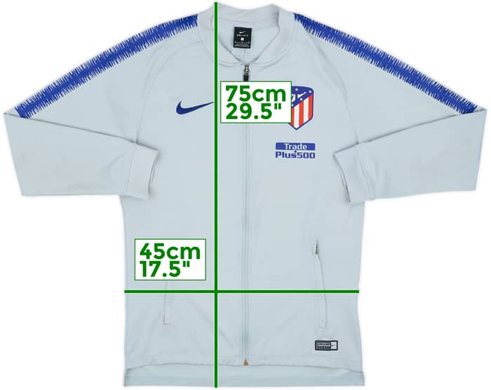2018-19 Atletico Madrid Nike Track Jacket - 7/10 - (S)