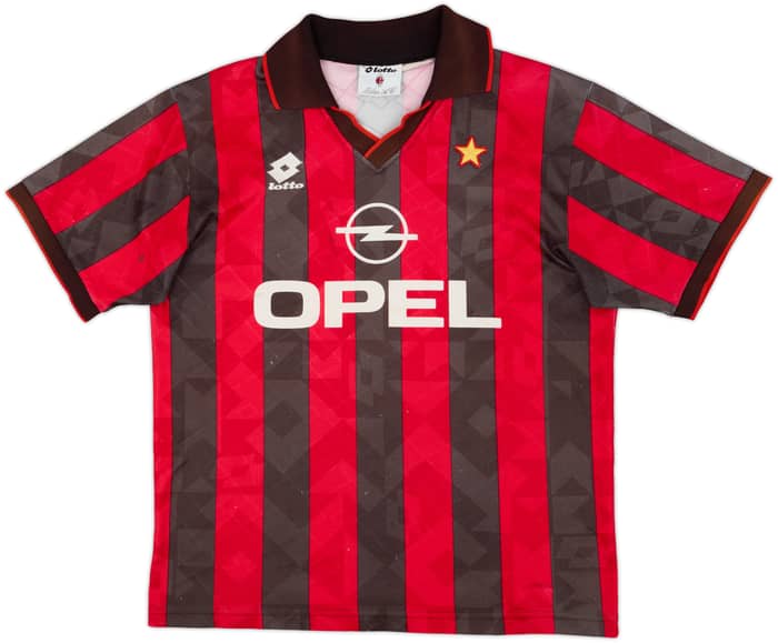 1994-95 AC Milan Home Shirt - 4/10 - (M)