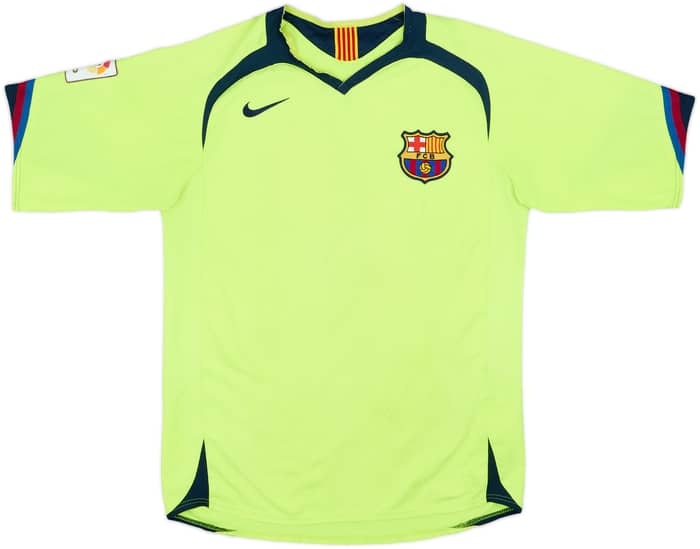 2005-06 Barcelona Away Shirt Messi #19 - 6/10 - (XL.Boys)
