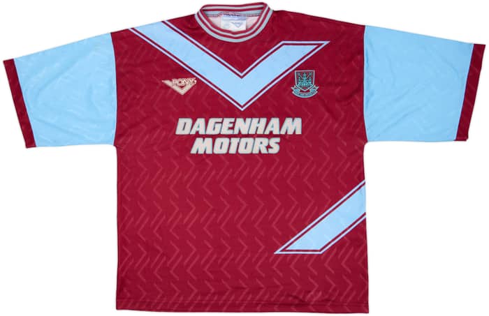 1993-95 West Ham Home Shirt - 6/10 - (XL)