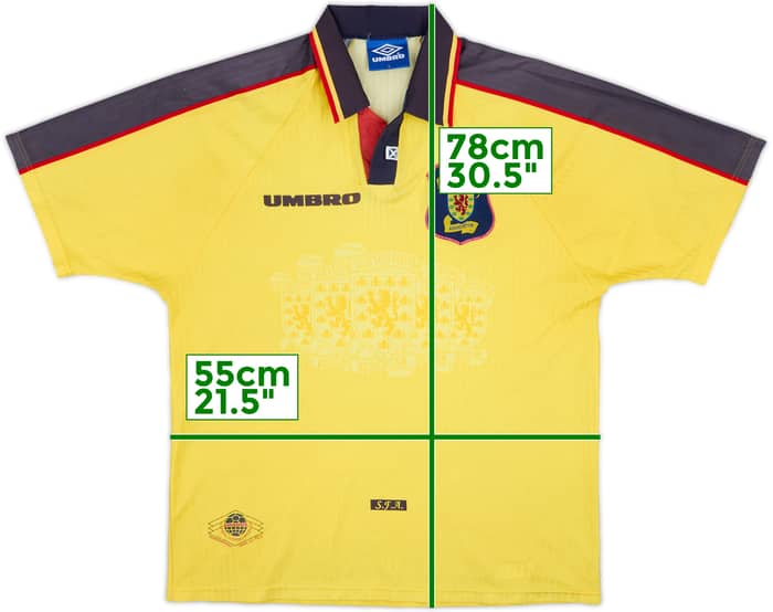 1996-99 Scotland Away Shirt - 6/10 - (L)