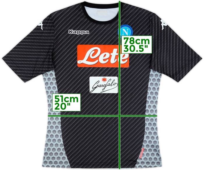 2017-18 Napoli Fourth Shirt - 7/10 - (XL)