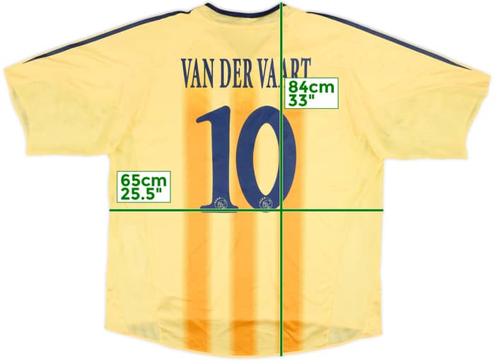 2004-05 Ajax Away Shirt van der Vaart #10 - 9/10 - (XXL)