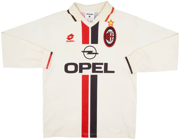 1995-96 AC Milan Basic Away L/S Shirt - 6/10 - (M)