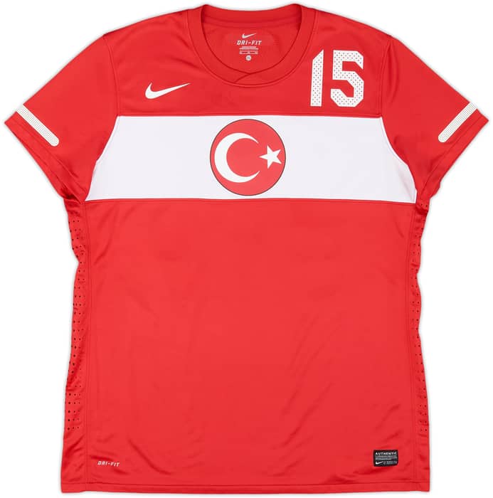 2010-12 Turkey Player Issue Home Shirt #15 - 8/10 - (Women's XL)