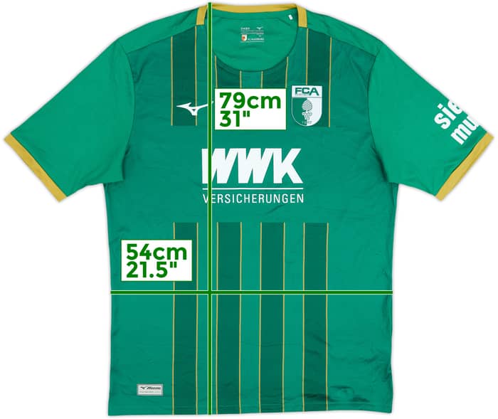 2023-24 Augsburg Away Shirt - 8/10 - (XL)