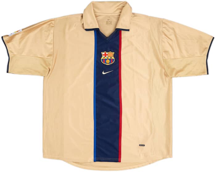 2001-03 Barcelona Away Shirt Kluivert #9 - 6/10 - (XL)