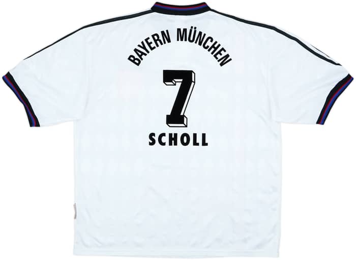 1996-98 Bayern Munich Away Shirt Scholl #7 - 8/10 - (XXL)