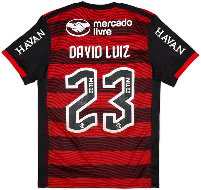 2022 Flamengo Home Shirt David Luiz #23 - 8/10 - (S)