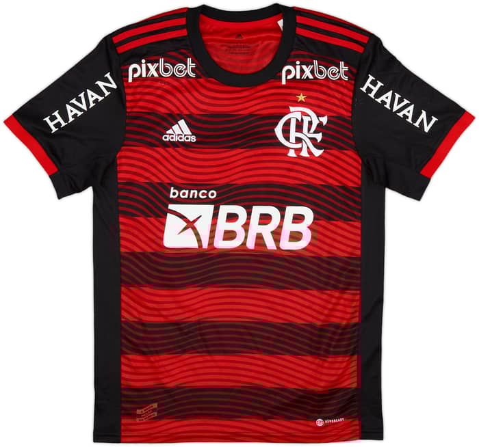 2022 Flamengo Home Shirt David Luiz #23 - 8/10 - (S)