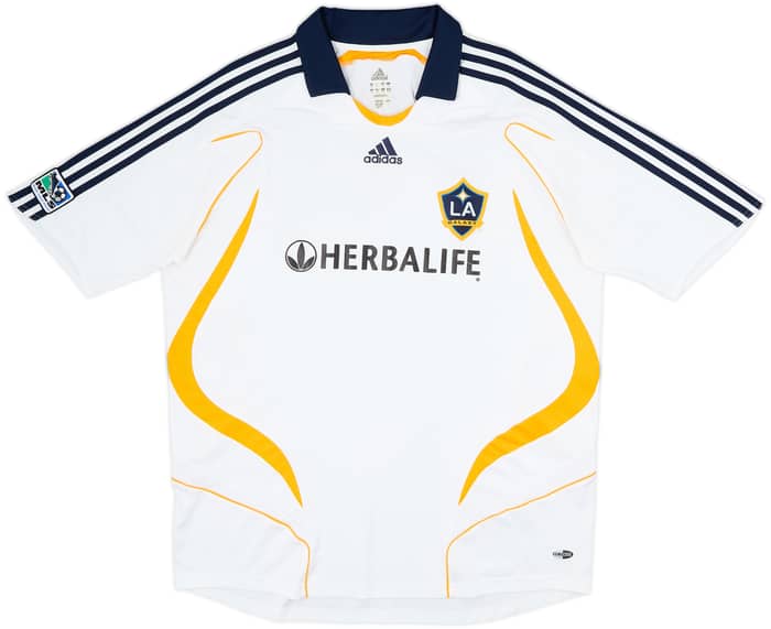 2007-08 LA Galaxy Home Shirt Beckham #23 - 7/10 - (XL)