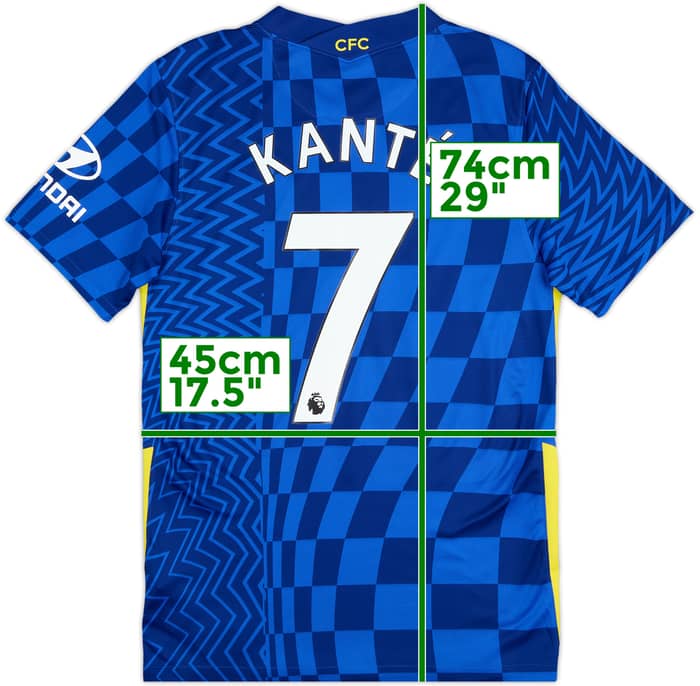 2021-22 Chelsea Home Shirt Kante #7 - 6/10 - (S)