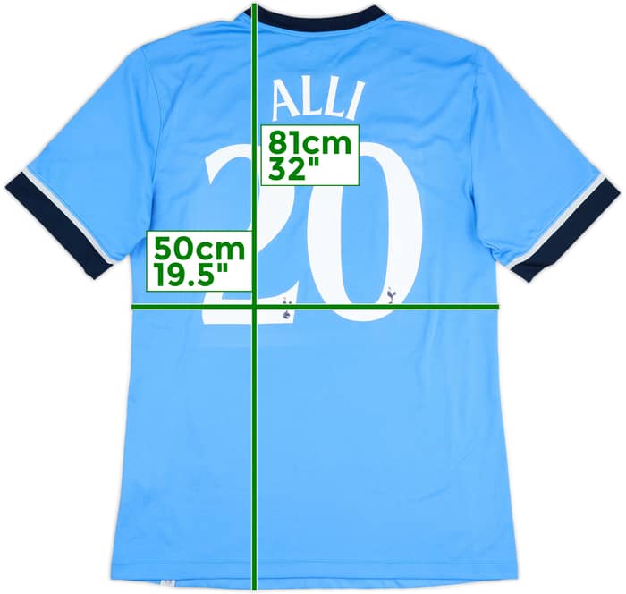 2015-16 Tottenham Away Shirt Alli #20 - 5/10 - (L)