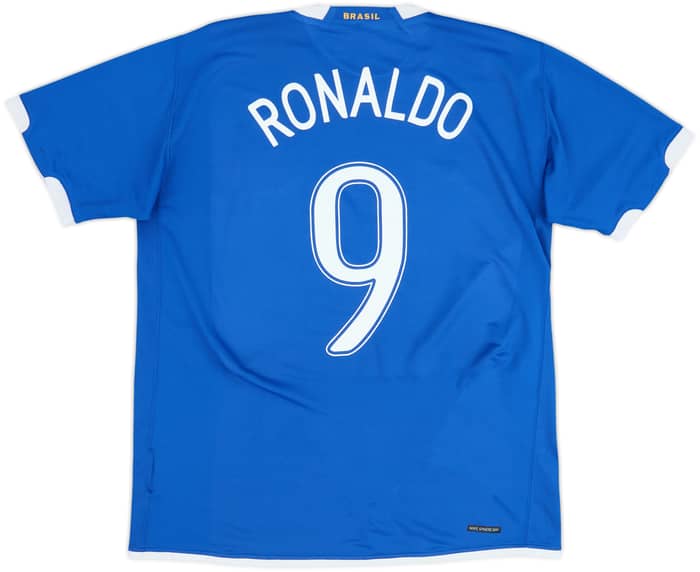 2006-07 Brazil Away Shirt Ronaldo #9 - 6/10 - (L)