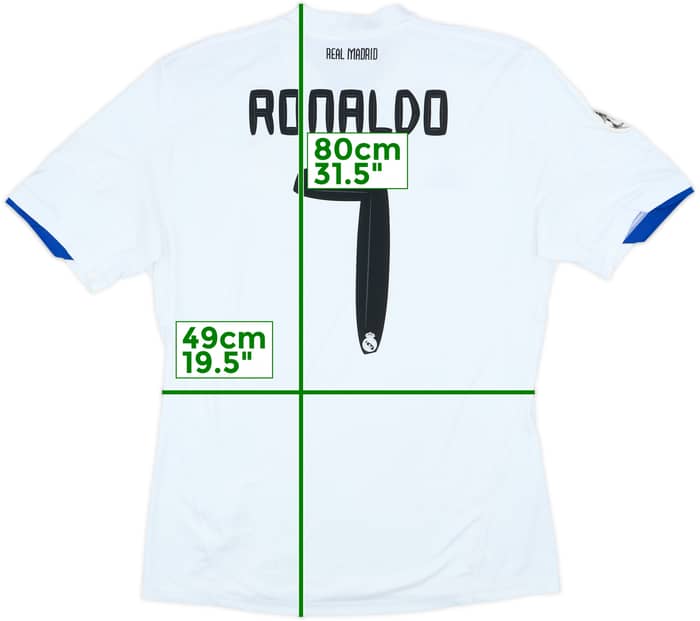2010-11 Real Madrid Home Shirt Ronaldo #7 - 6/10 - (L)