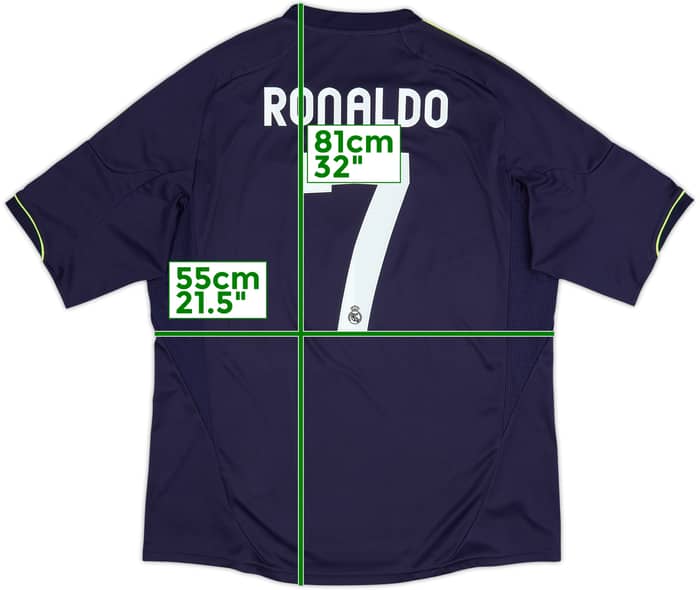 2012-13 Real Madrid Away Shirt Ronaldo #7 - 6/10 - (XL)