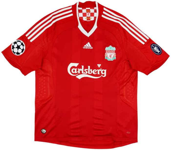 2008-10 Liverpool Home Shirt Alonso #14 - 6/10 - (L)