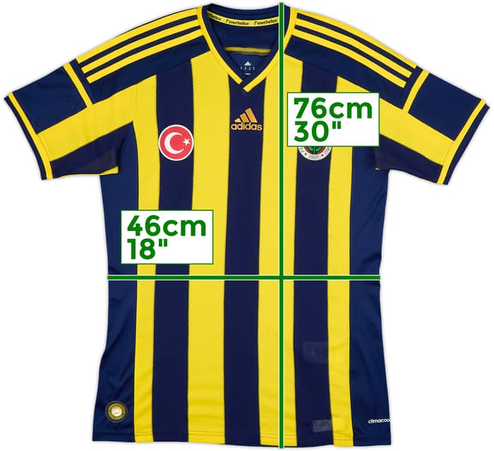 2014-15 Fenerbahce Home Shirt - 9/10 - (M)