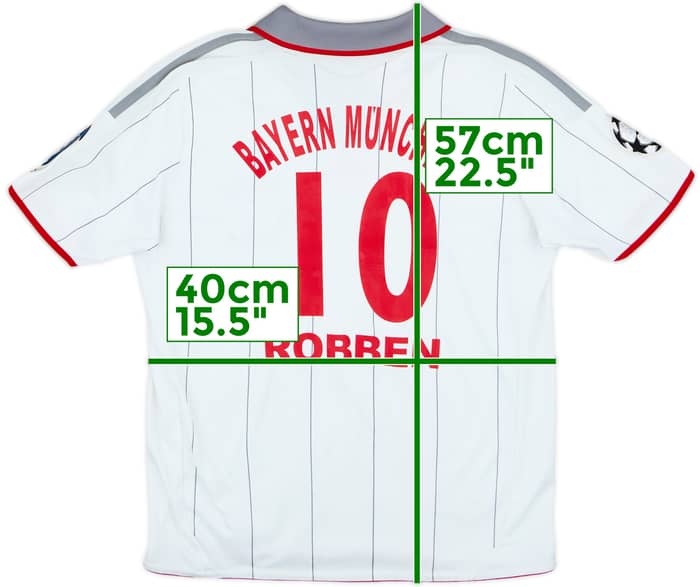 2009-10 Bayern Munich CL Shirt Robben #10 - 7/10 - (S.Boys)