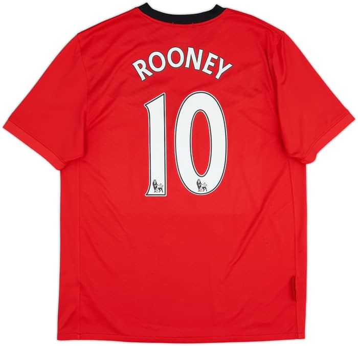 2009-10 Manchester United Home Shirt Rooney #10 - 8/10 - (L)