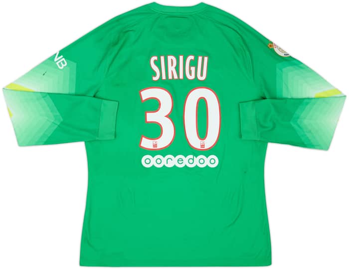 2013-14 Paris Saint-Germain Player Issue GK Shirt Sirigu #30 - 6/10 - (XXL)