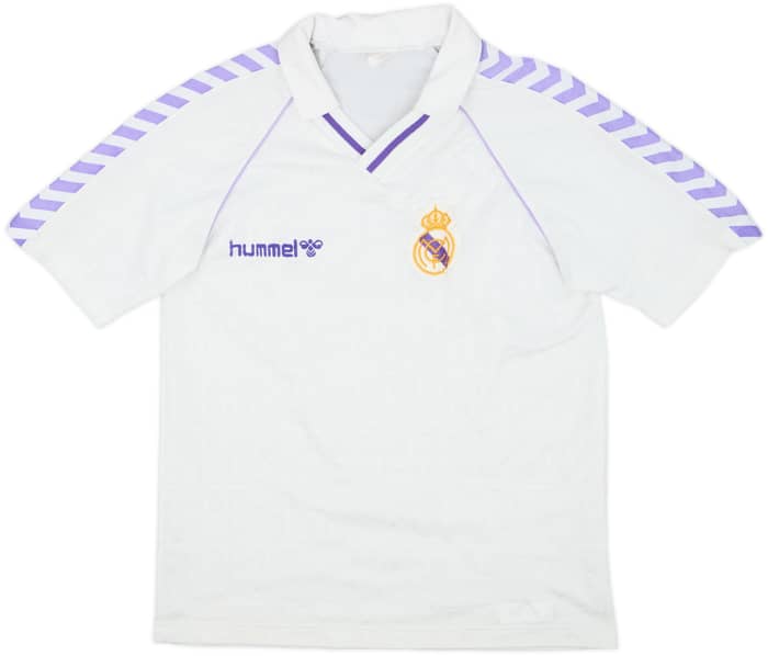1986-88 Real Madrid Home Shirt - 4/10 - (M)