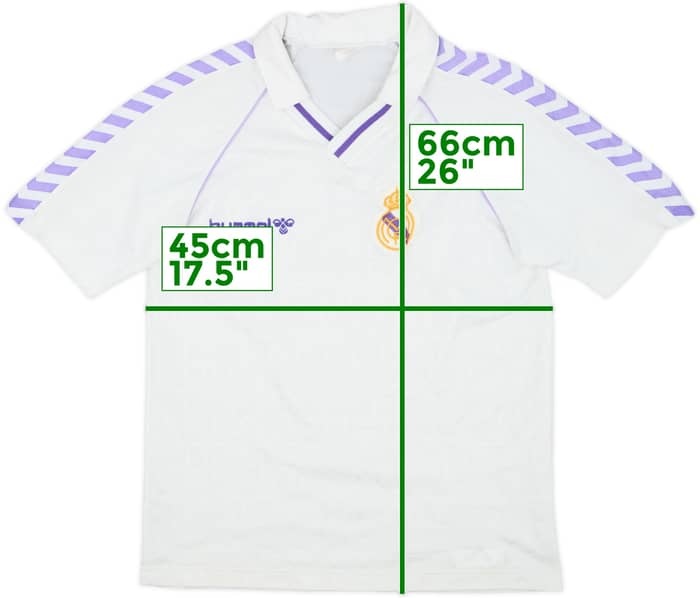 1986-88 Real Madrid Home Shirt - 4/10 - (M)