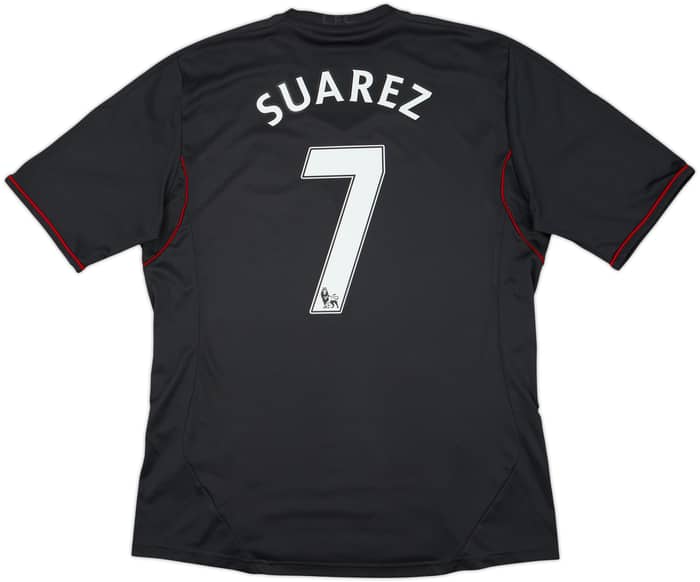 2011-12 Liverpool Away Shirt Suarez #7 - 5/10 - (L)