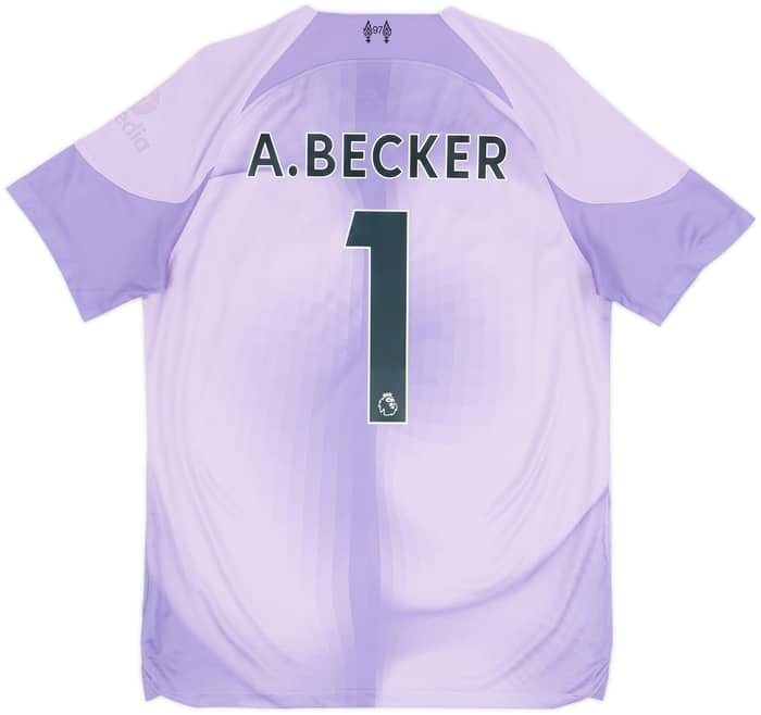 2022-23 Liverpool GK S/S Shirt A.Becker #1 - 5/10 - (M)