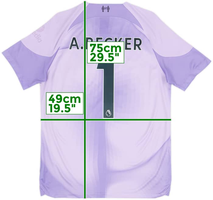 2022-23 Liverpool GK S/S Shirt A.Becker #1 - 5/10 - (M)