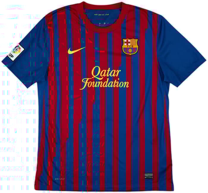 2011-12 Barcelona Home Shirt Sergio #16 - 6/10 - (L)