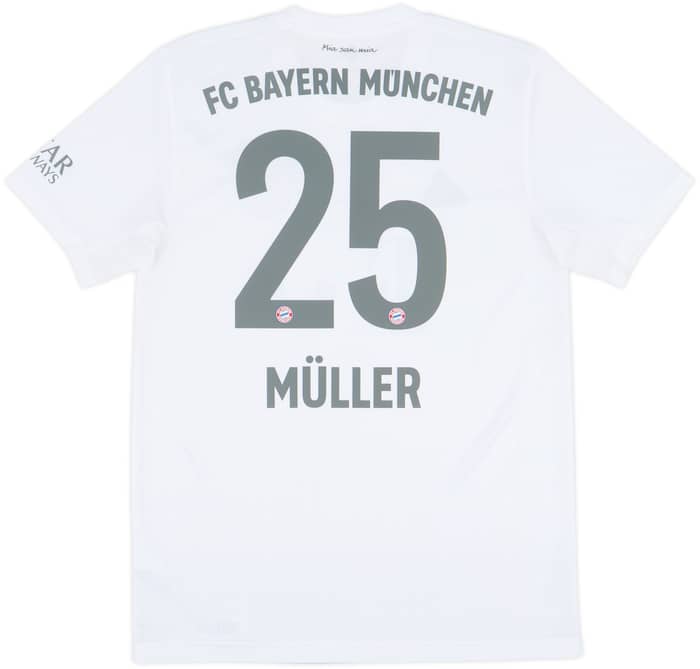 2019-20 Bayern Munich Away Shirt Muller #25 - 9/10 - (M)