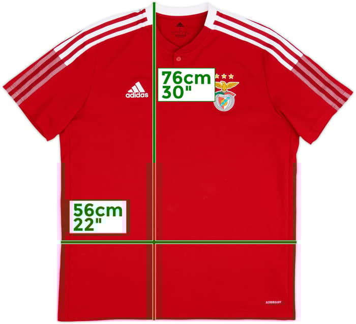 2020-21 Benfica adidas Polo Shirt - 10/10 - (L)