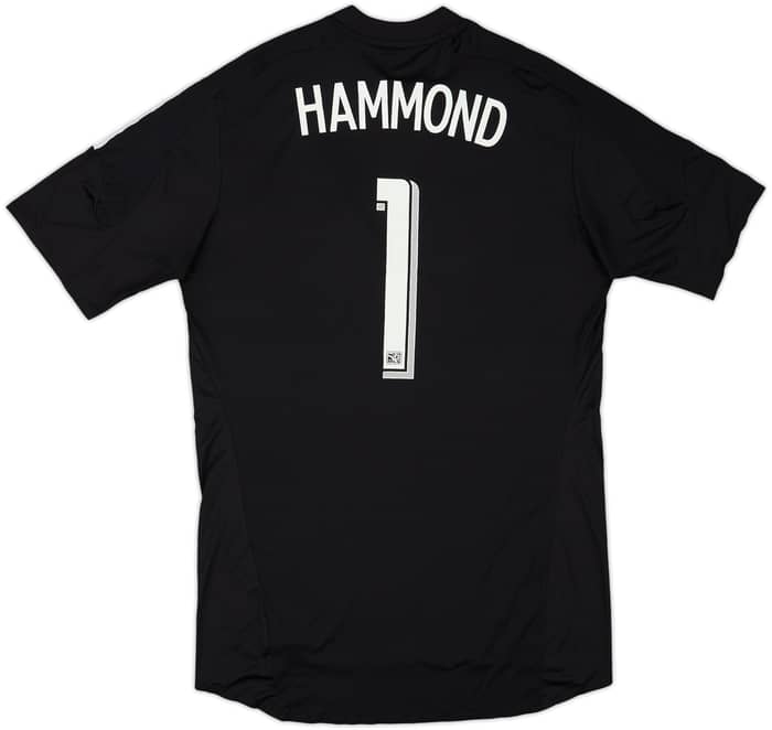2012-13 New York Red Bulls Player Issue GK S/S Shirt Hammond #1 - 8/10 - (L)